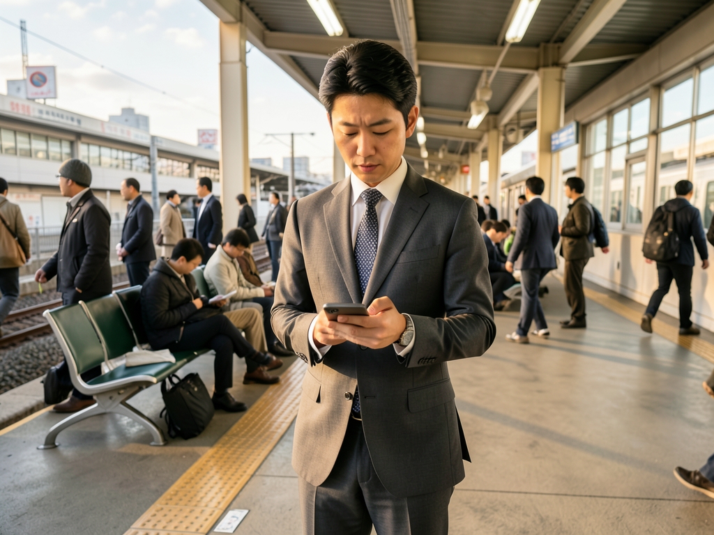 会社員のすきま時間を無駄にしない！Ipsos iSayの配信頻度と回答のコツのイメージ