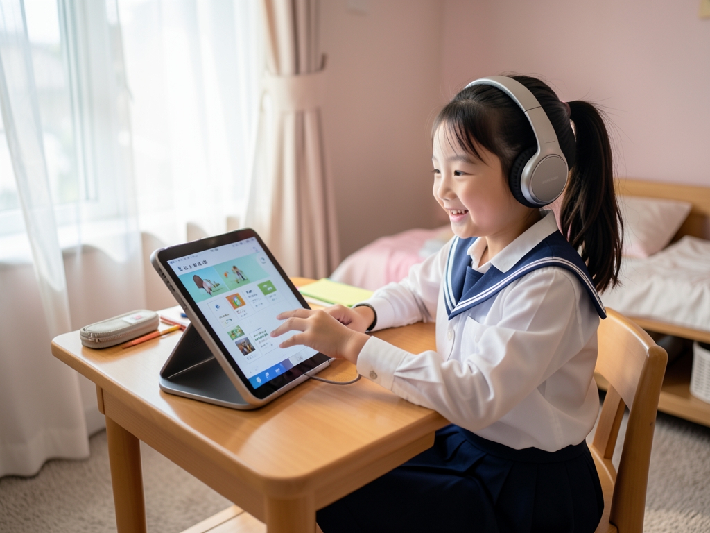 なぜ無学年制で英語が得意になる？英語4技能をバランスよく伸ばす仕組みのイメージ