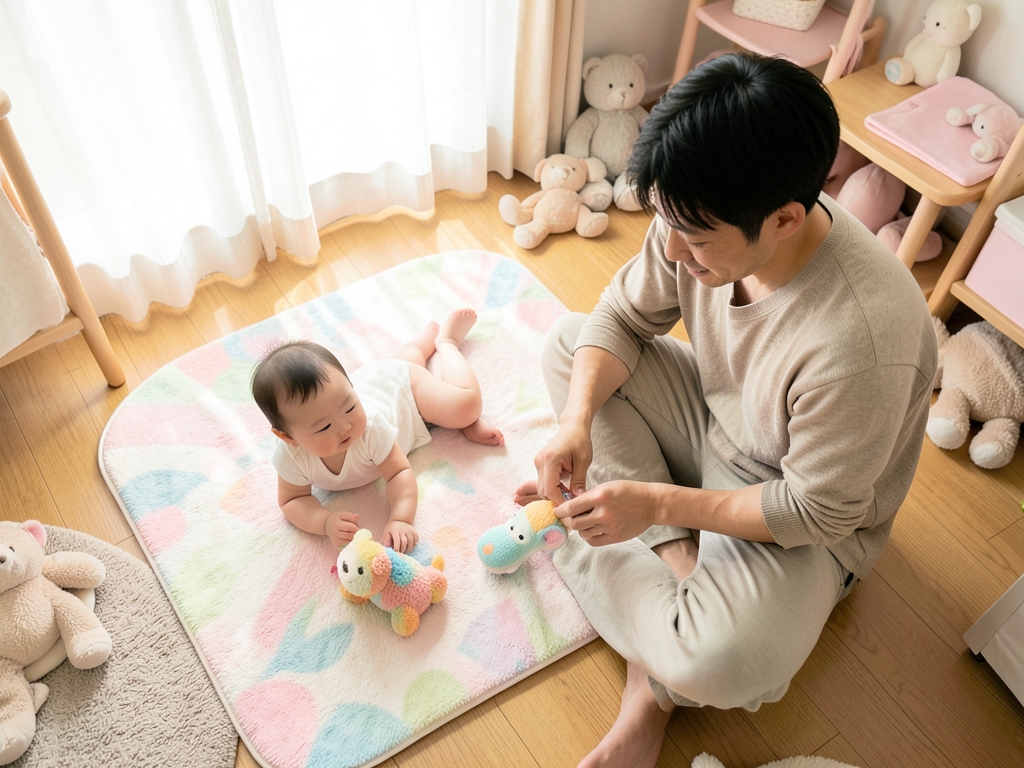 こどもちゃれんじベビーの講座構成と成長に寄り添うカリキュラムのイメージ