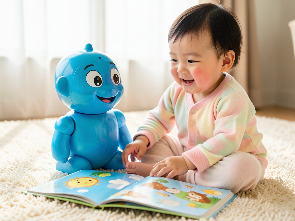 ほっぷEnglishの教材構成と目玉玩具Talking Q-riosの魅力のイメージ