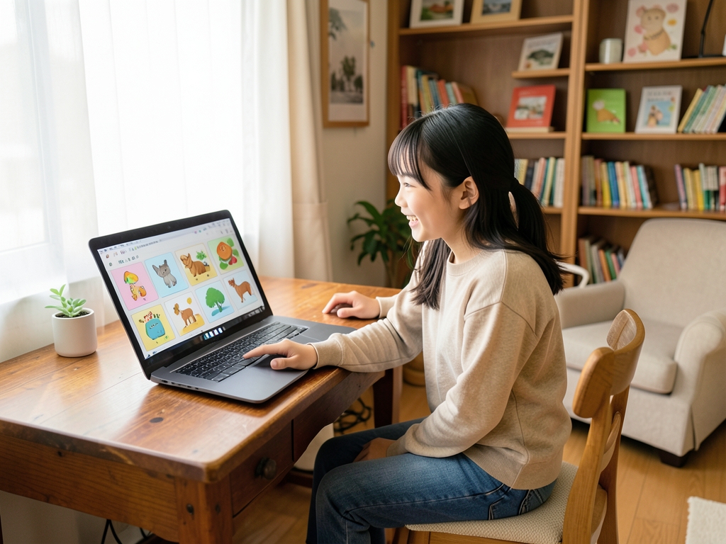 年齢や習熟度に合わせて選べる!QQEnglishキッズの専用カリキュラムのイメージ