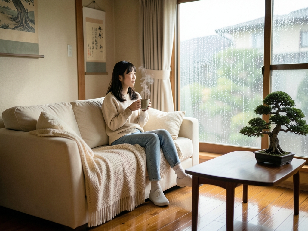 雨降りすぎでうざいと感じる原因と自宅での賢い過ごし方のイメージ